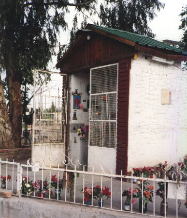 Capillita levantada en honor a Ceferino en la ciudad de Neuquén.