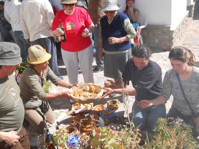 ceremonia pachamama en Tilcara, Jujuy